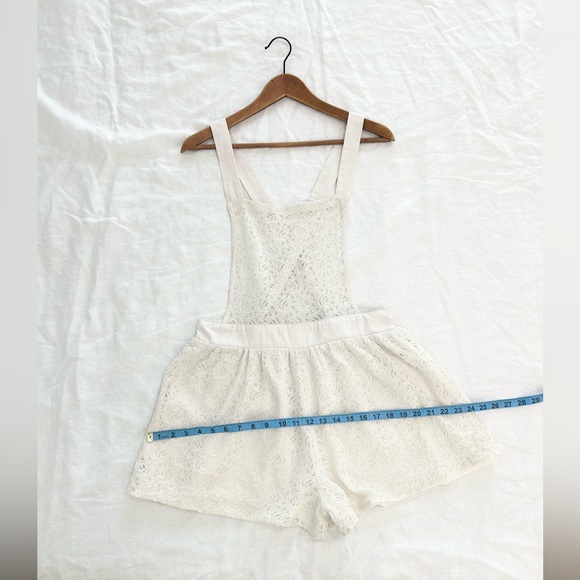 Band of Gypsies Lace Shortalls Overalls Romper - Picture 4 of 13